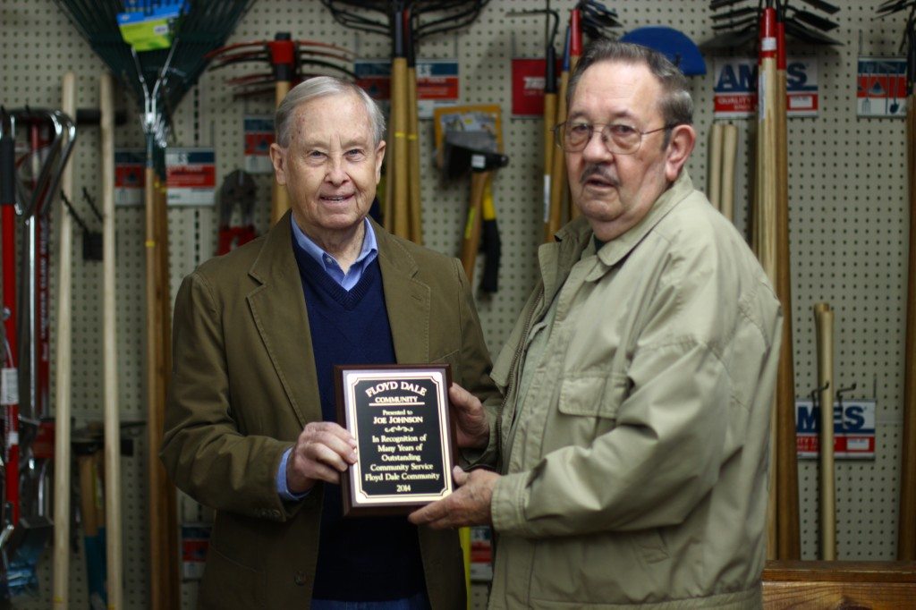 Joe Johnson Named Floyd Dale Citizen Of The Year The Dillon Herald 6956
