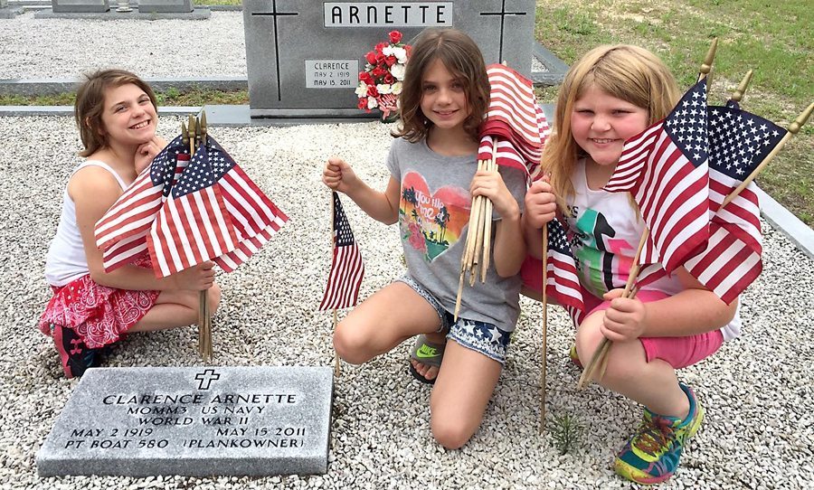 U.S. Flags Placed At Graves Of Veterans