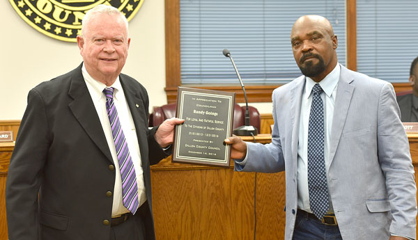 Outgoing County Councilmen Recognized For Service