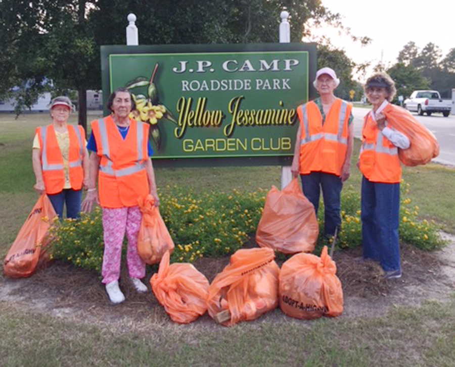 Yellow Jessamine Garden Club Participates In Palmetto Pride