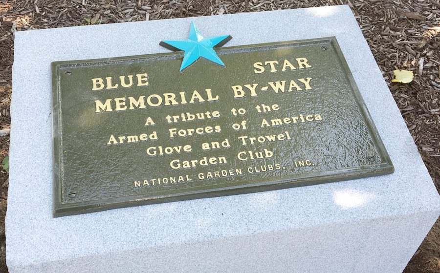 Glove And Trowel Garden Club Holds Blue Star Marker Dedication