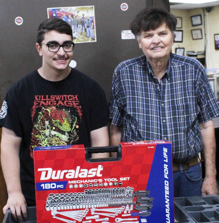 Dillon County Technology Student Receives Award For Success In Automotive Studies