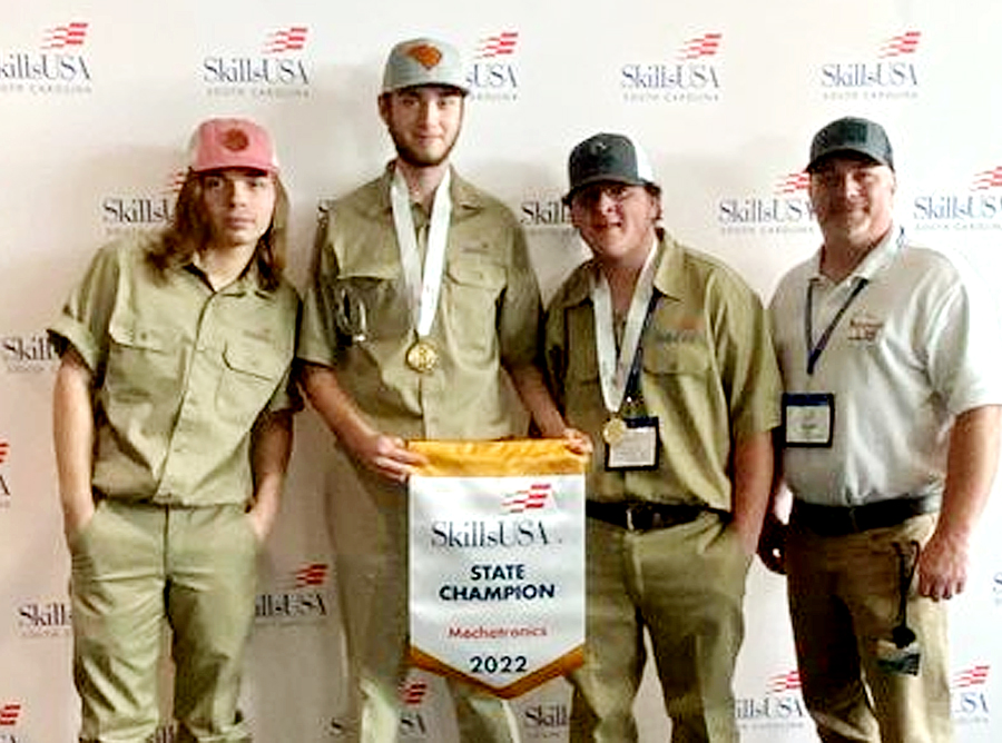 Dillon County Technology Mechatronics Team Wins SkillsUSA State Title