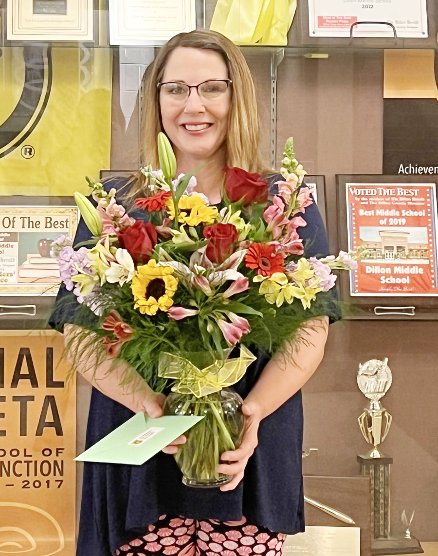 Angela Grossetti Named Dillon Middle School Teacher Of The Year