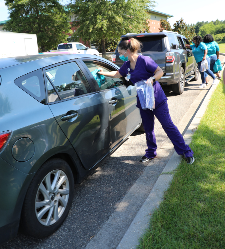 Caresouth Helps Local Students Get Jump Start On School Year With Drive-Thru