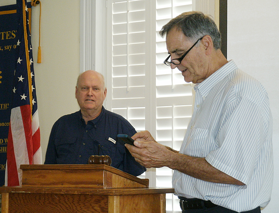 Joe Powell Takes Over As Latta Rotary Club President