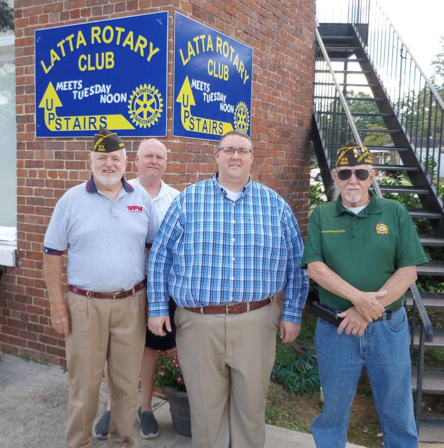 Two Dillon VFW Officers Speak To Latta Rotary Club