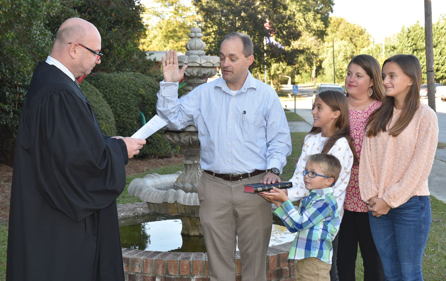 Taylor Sworn Into Office