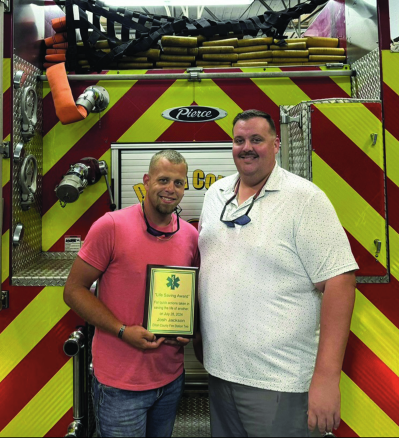 Captain Josh Jackson Receives  “Life Saving Award”