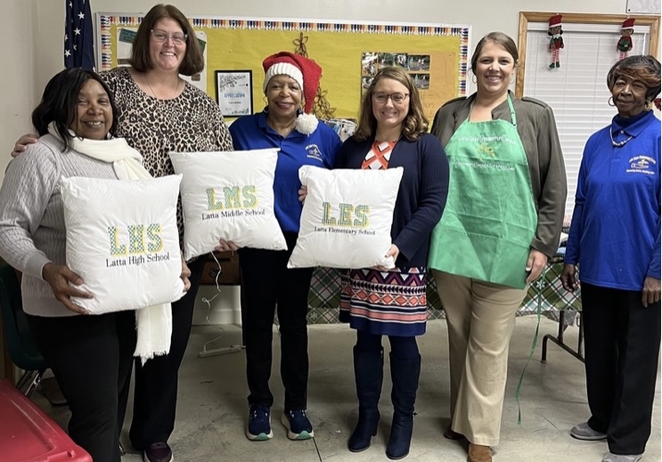 LATTA SENIOR EMPOWERMENT SERVICES CREATE 350 WINTER HATS FOR LATTA ELEMENTARY STUDENTS